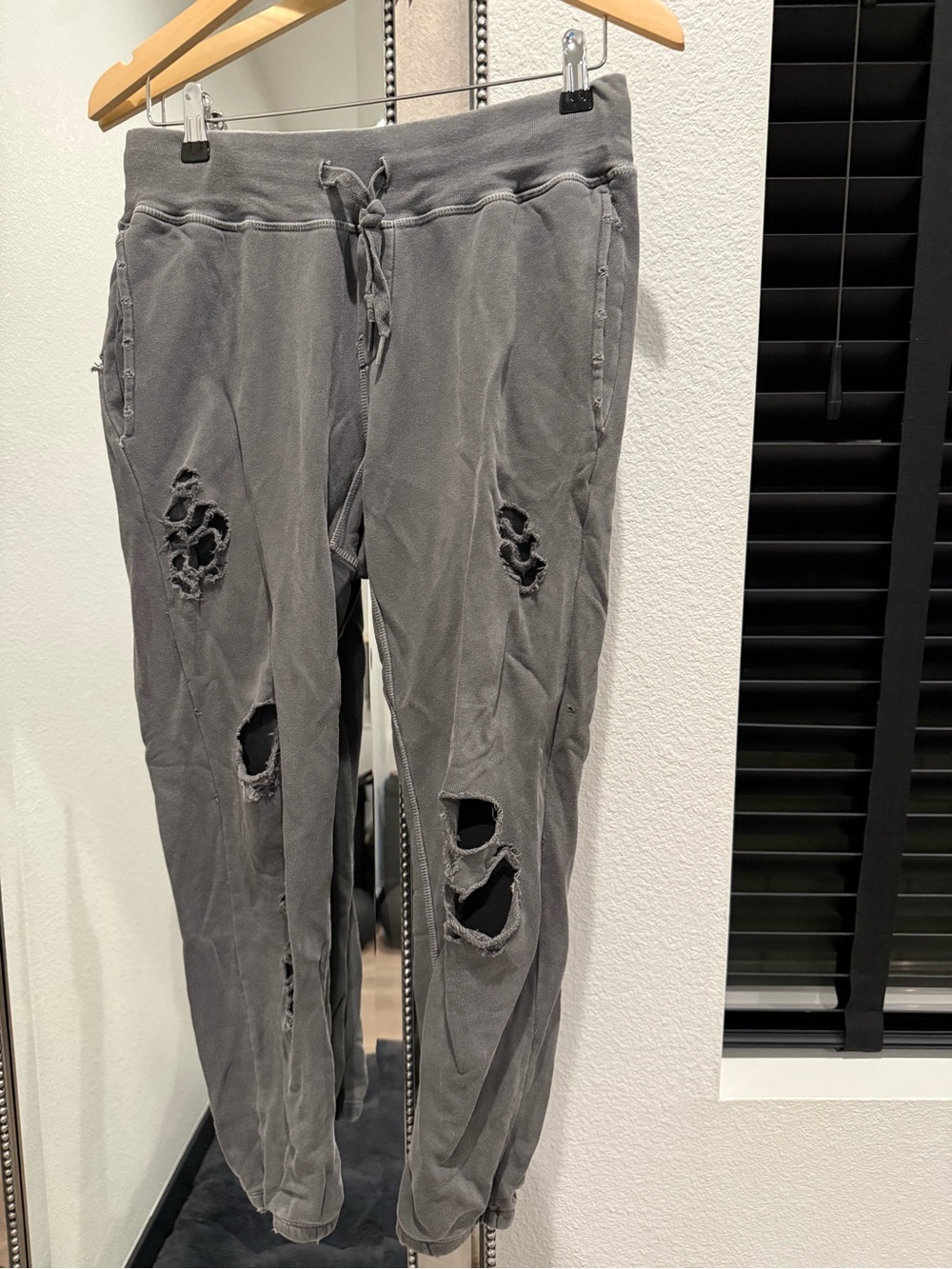 NSF Gray Pullover Sayde Sweatpants